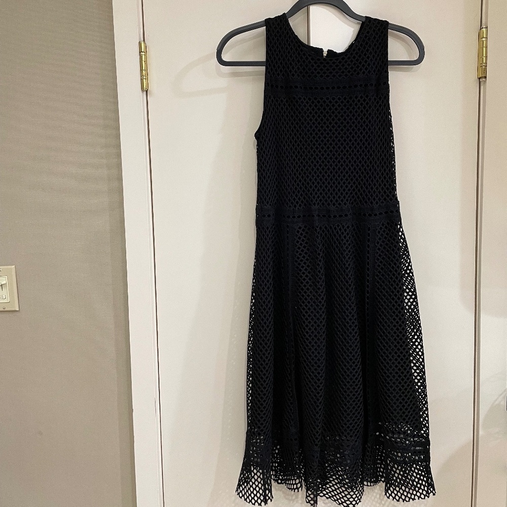 Alfani Black Tank Fit and Flare Midi Dress